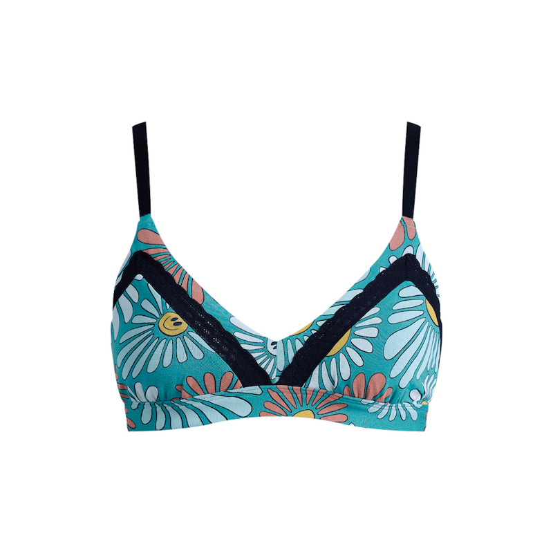 UltraModal™ Lace Triangle Bralette | Disco Daisies