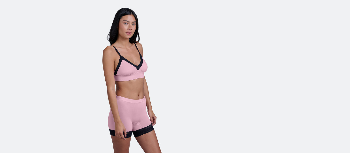 UltraModal™ Lace Long Boyshort | Pretty in Pink
