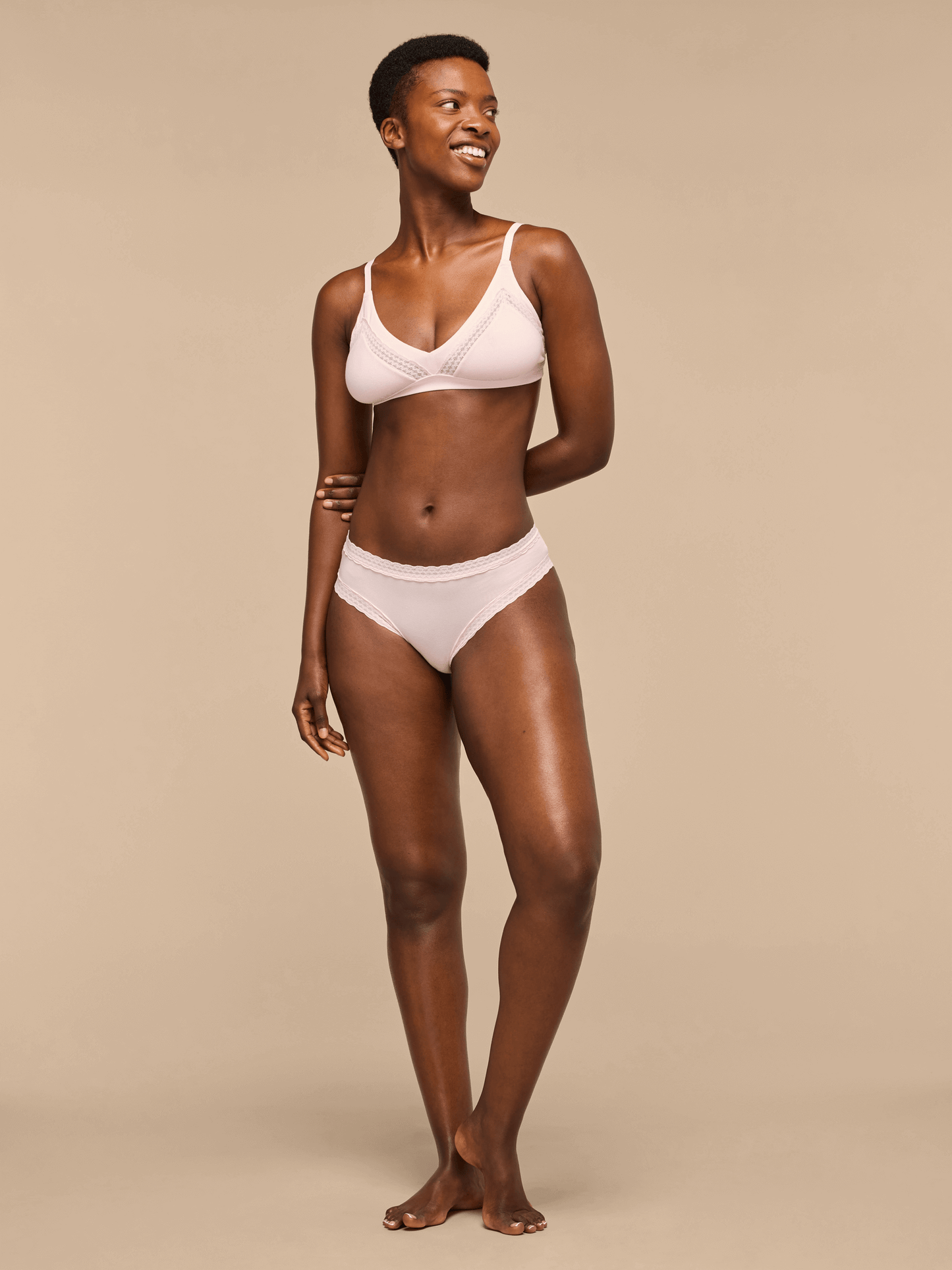 UltraModal™ Lace Triangle Bralette | Peony