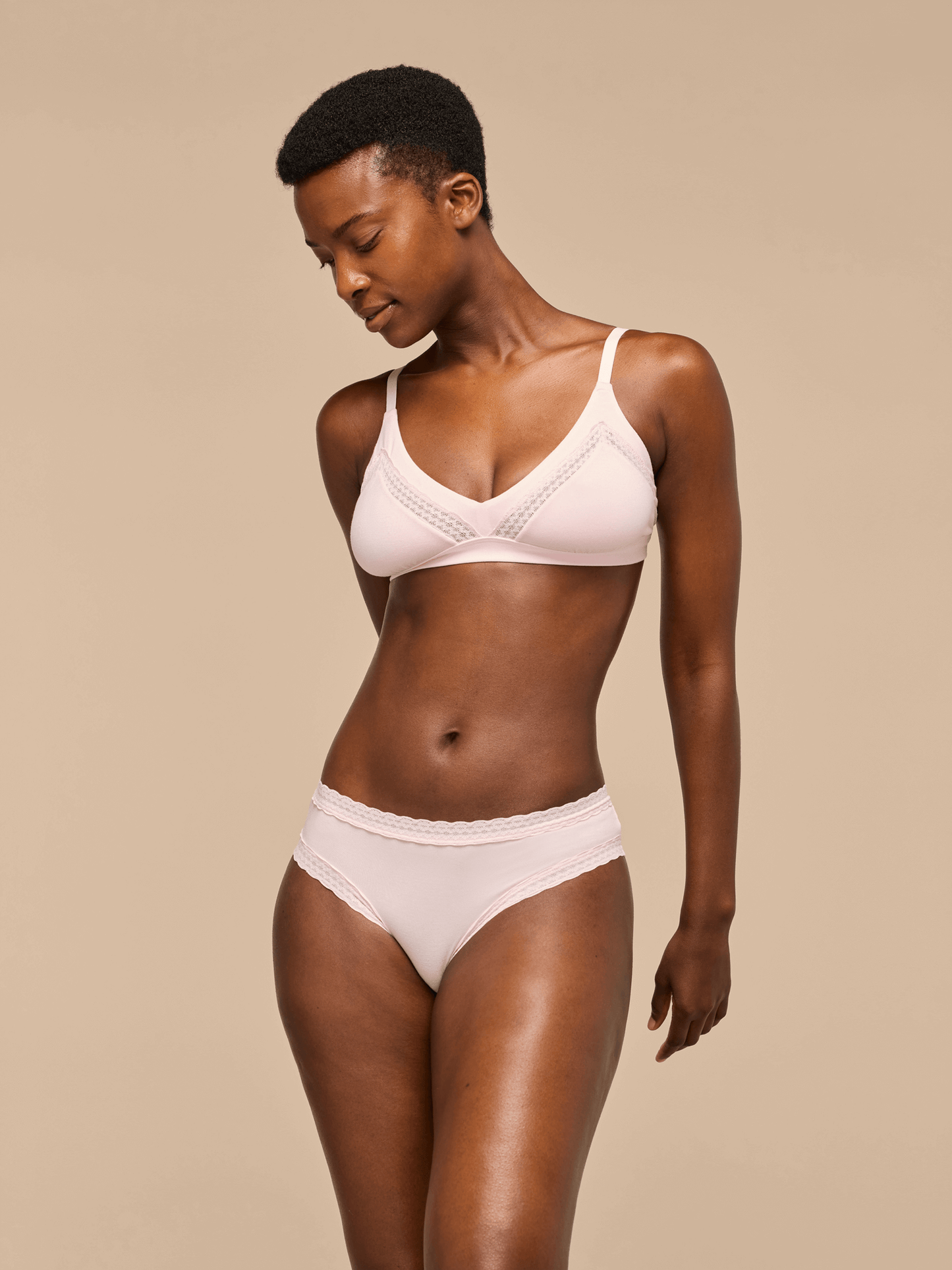 UltraModal™ Lace Triangle Bralette | Peony
