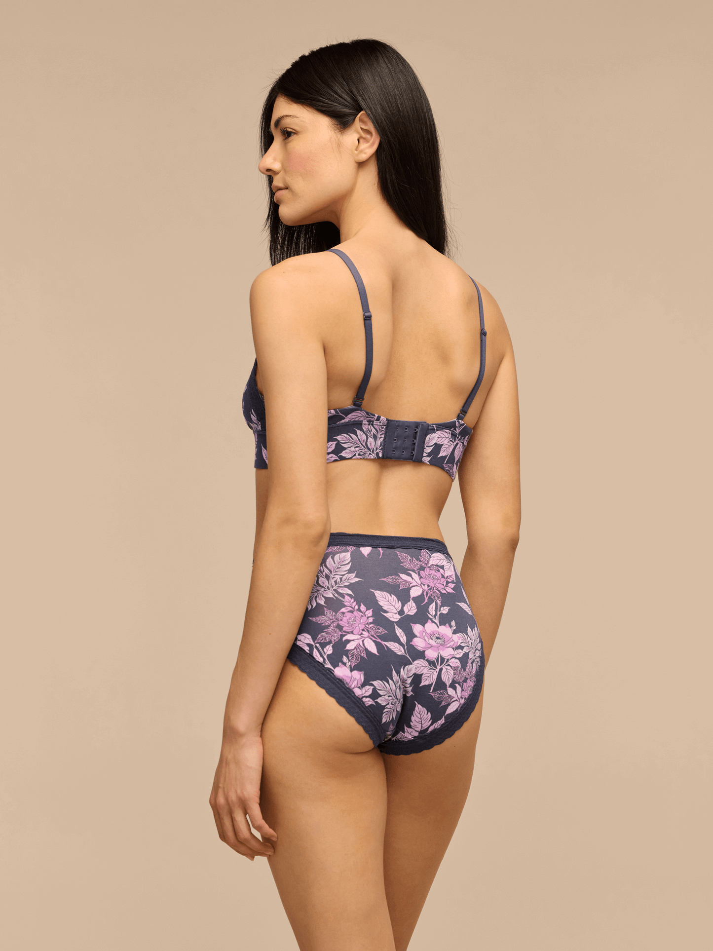 UltraModal™ Lace Plunge Bralette | Purple Bloom