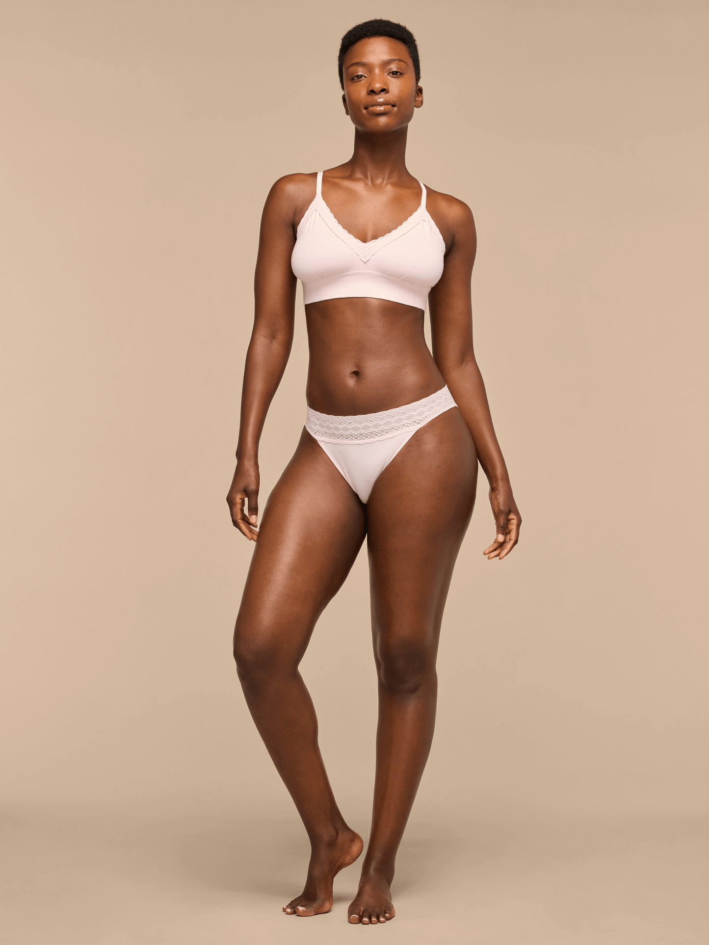 UltraModal™ Lace Plunge Bralette | Peony