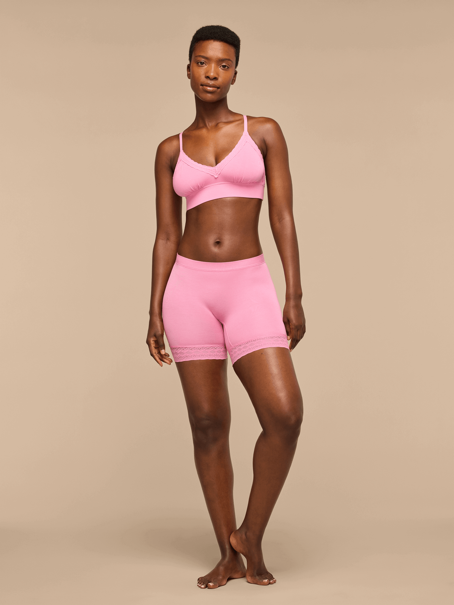 UltraModal™ Lace Plunge Bralette | Pop Pink