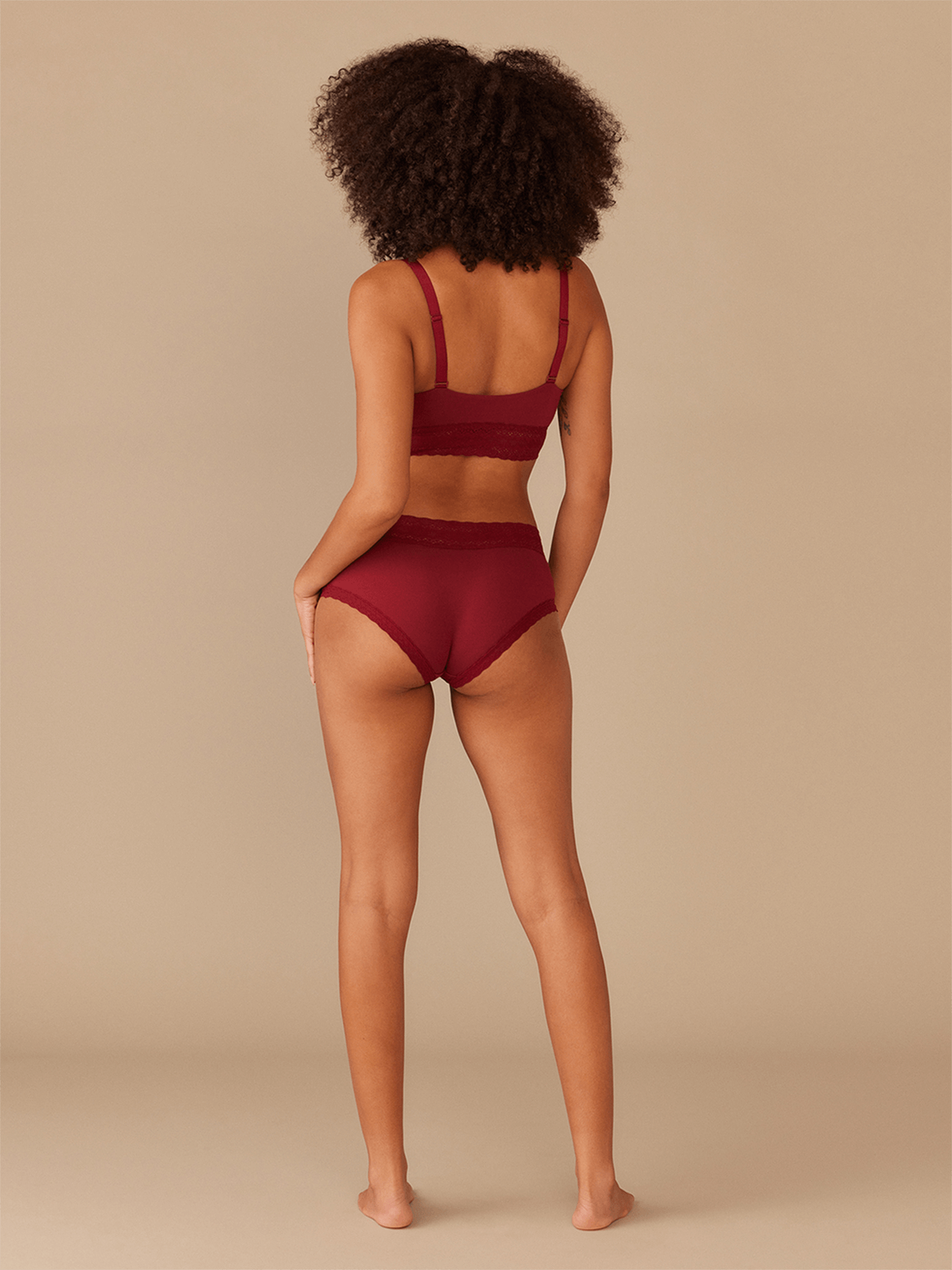 UltraModal™ Lace Longline Bralette | Cabernet