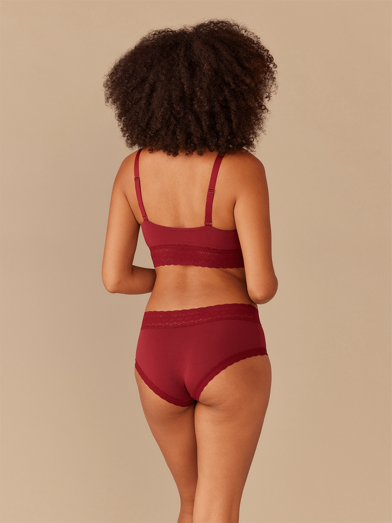 UltraModal™ Lace Longline Bralette | Cabernet