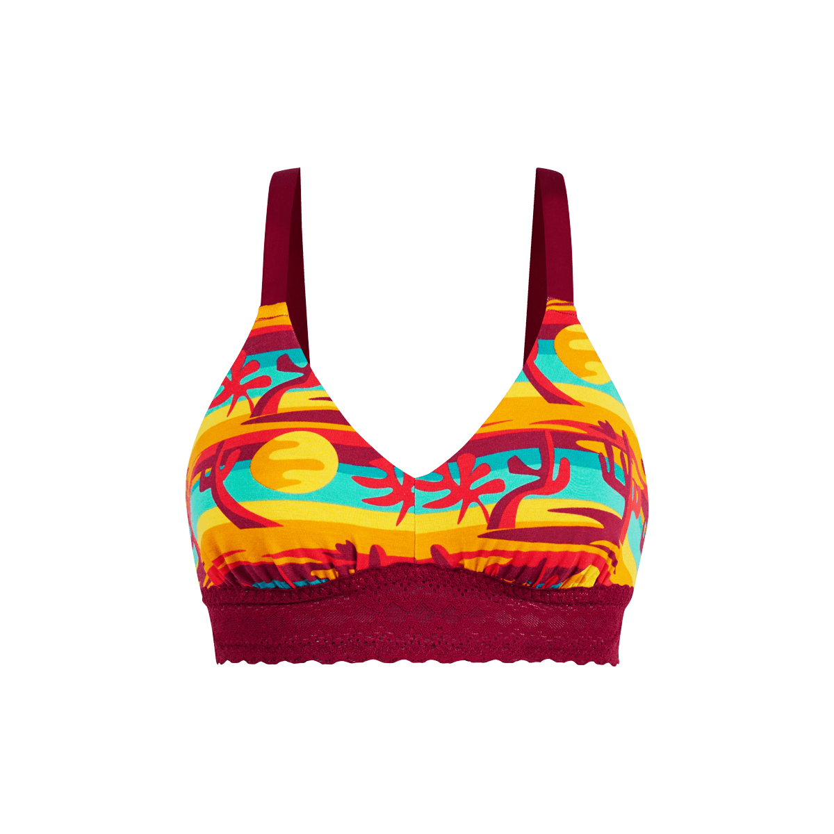 UltraModal™ Lace Longline Bralette | Desert Sun