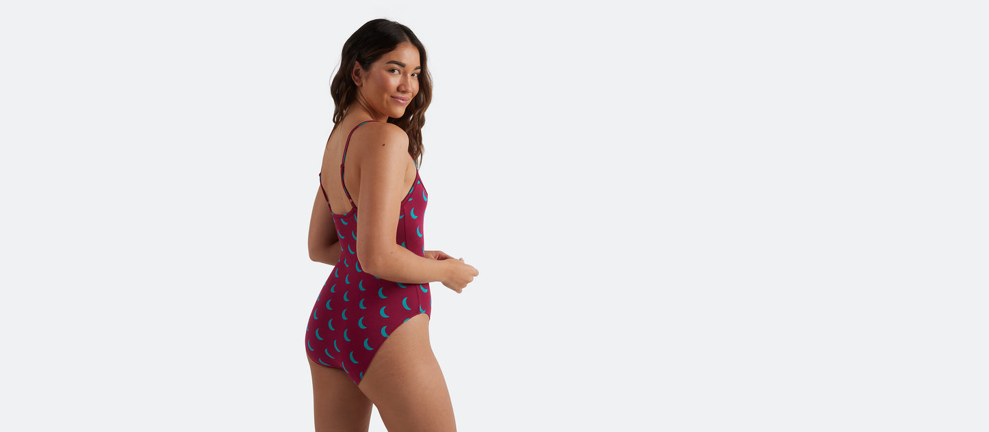 UltraModal™ Lace V-Neck Bodysuit | Desert Moon