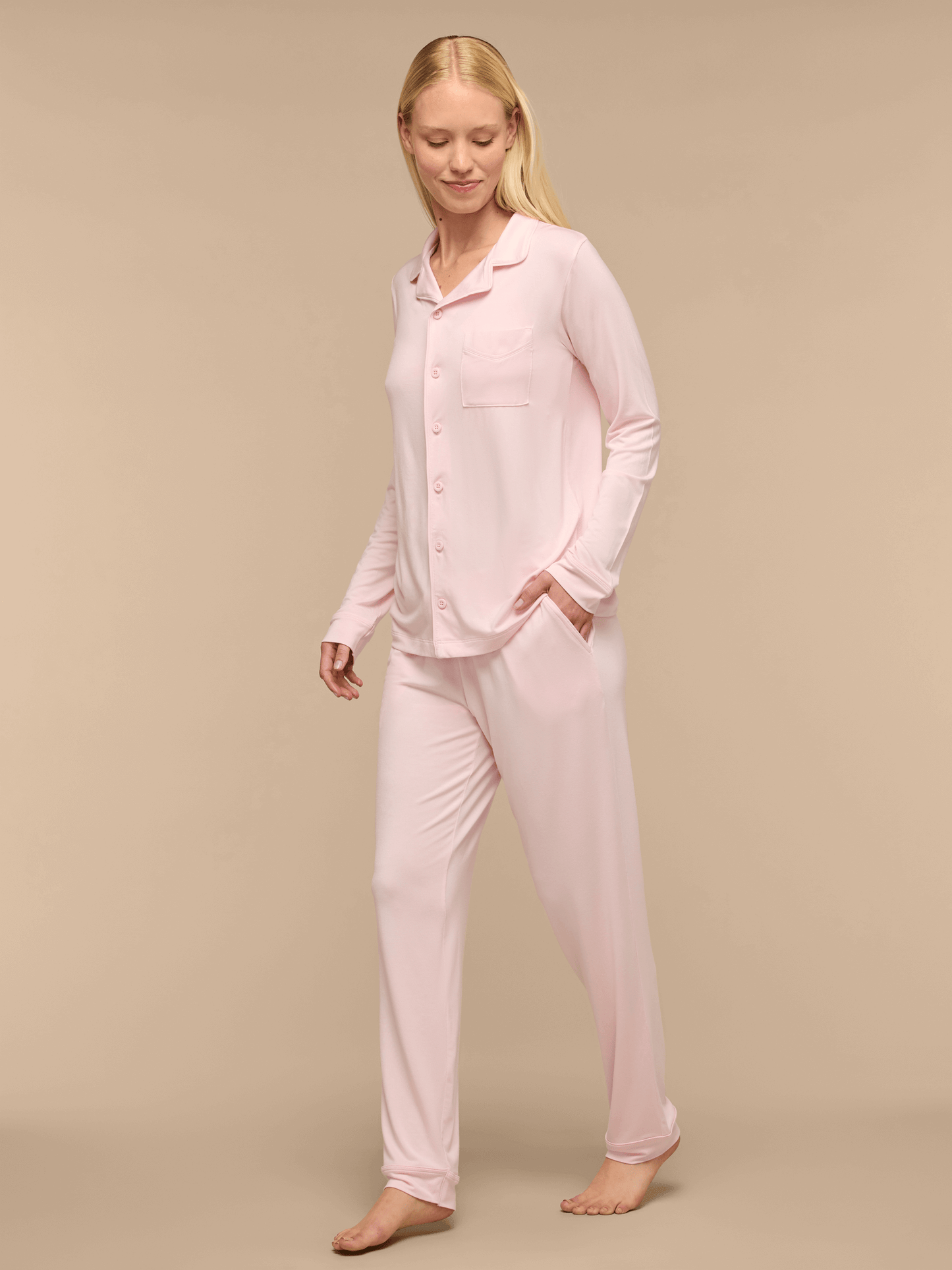 UltraModal™ Long Sleeve PJ Set - Women's | Peony