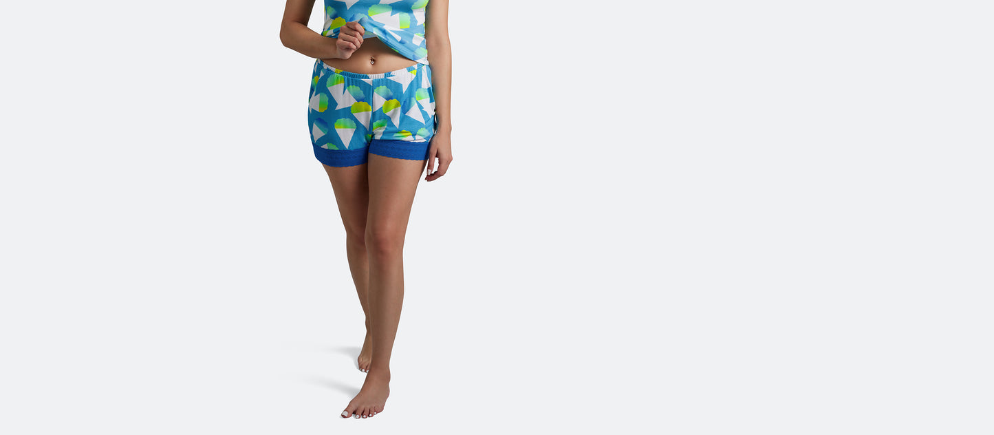UltraModal™ Lace PJ Set | Snow Cone