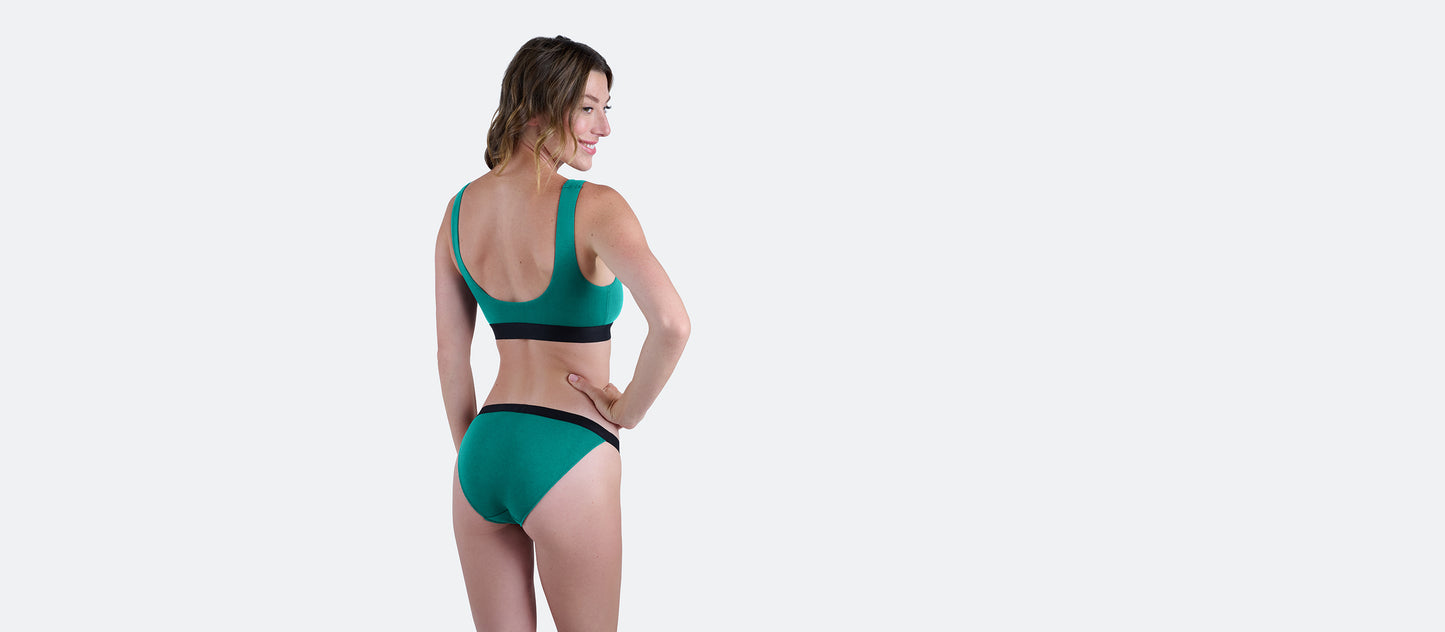 Curvy UltraModal™ Core Scoop Bralette | Turquoise