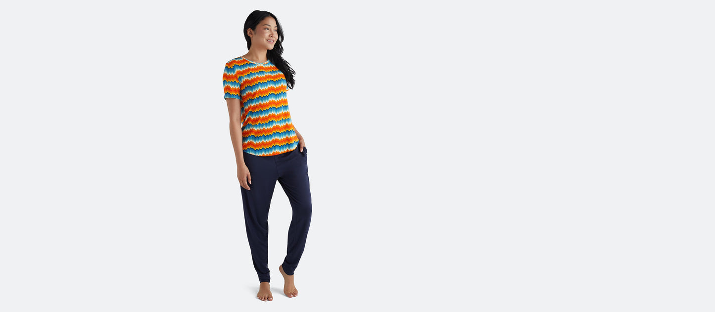 UltraModal™ Crew Tee - Women's | Groovy Chevron