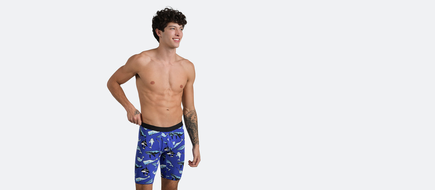 UltraModal™ Core Long Boxer Brief w/ Fly | Whale Hello There
