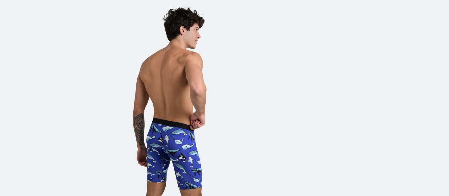 UltraModal™ Core Long Boxer Brief w/ Fly | Whale Hello There