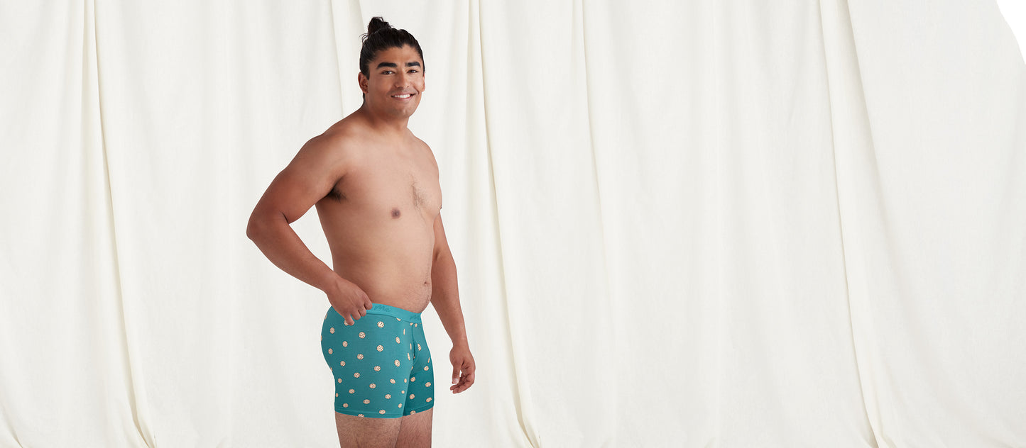 Stretch Cotton Boxer Brief w/ Fly | Cozy Cookies