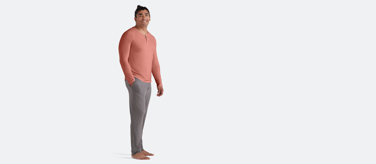 UltraModal™ Henley - Men's | Red Rock