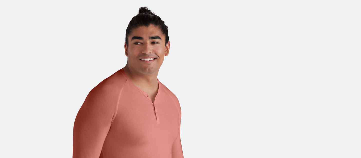 UltraModal™ Henley - Men's | Red Rock