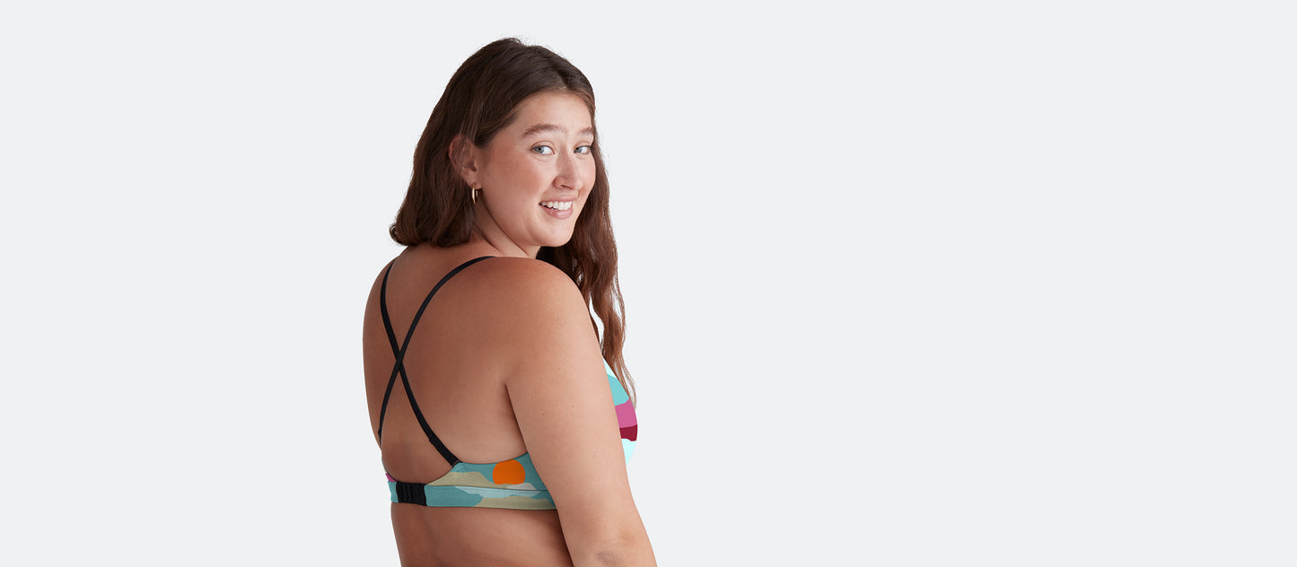 UltraModal™ FeelFree Ruched Bralette | Rising Sun