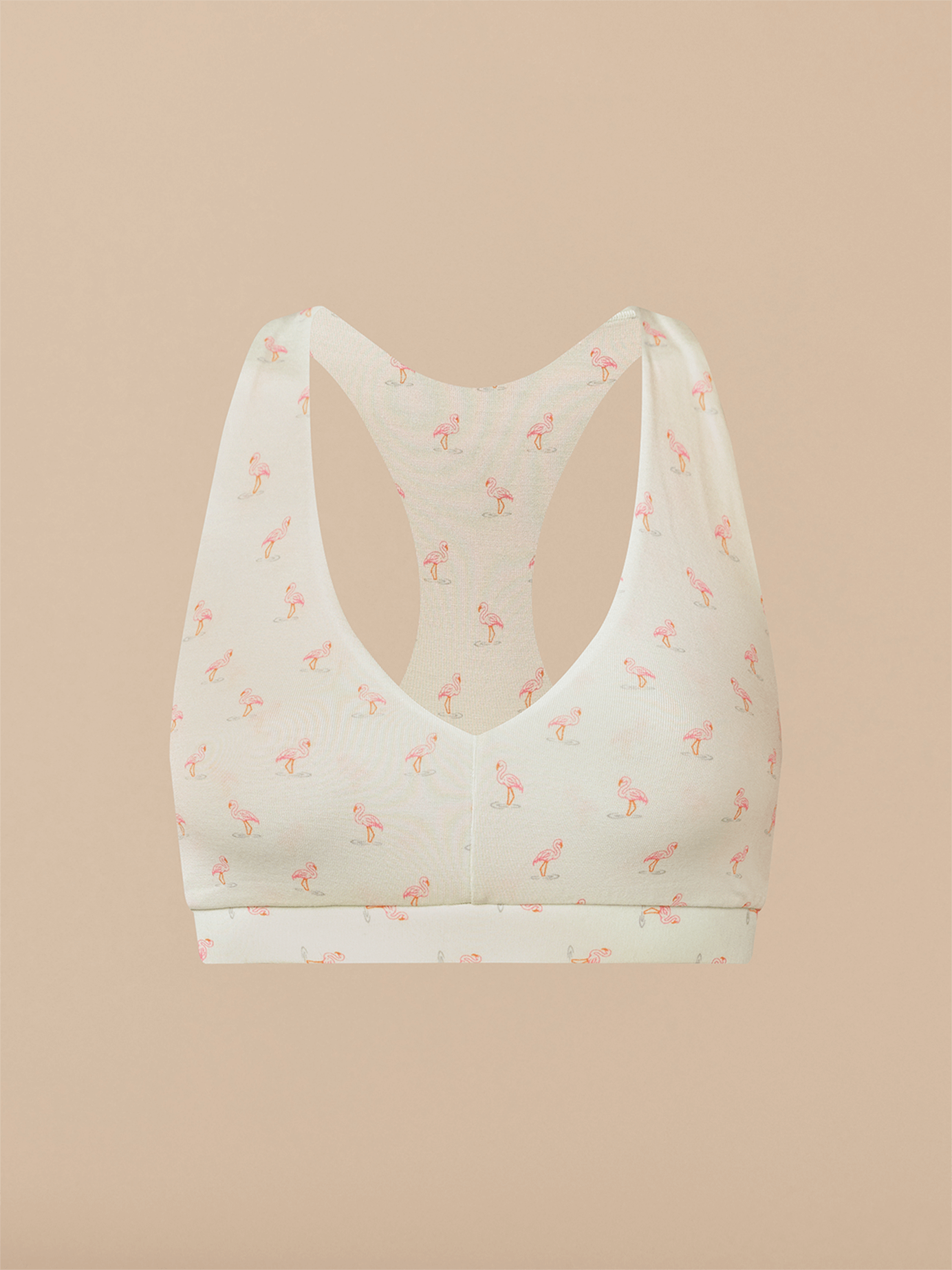 UltraModal™ FeelFree Racerback Bralette | Blue Flamingos
