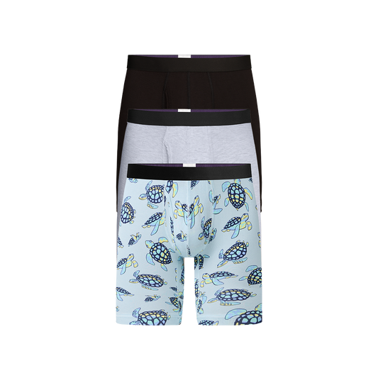 UltraModal™ Core Long Boxer Brief w/ Fly 3-Pack | Psycheshellic Pack