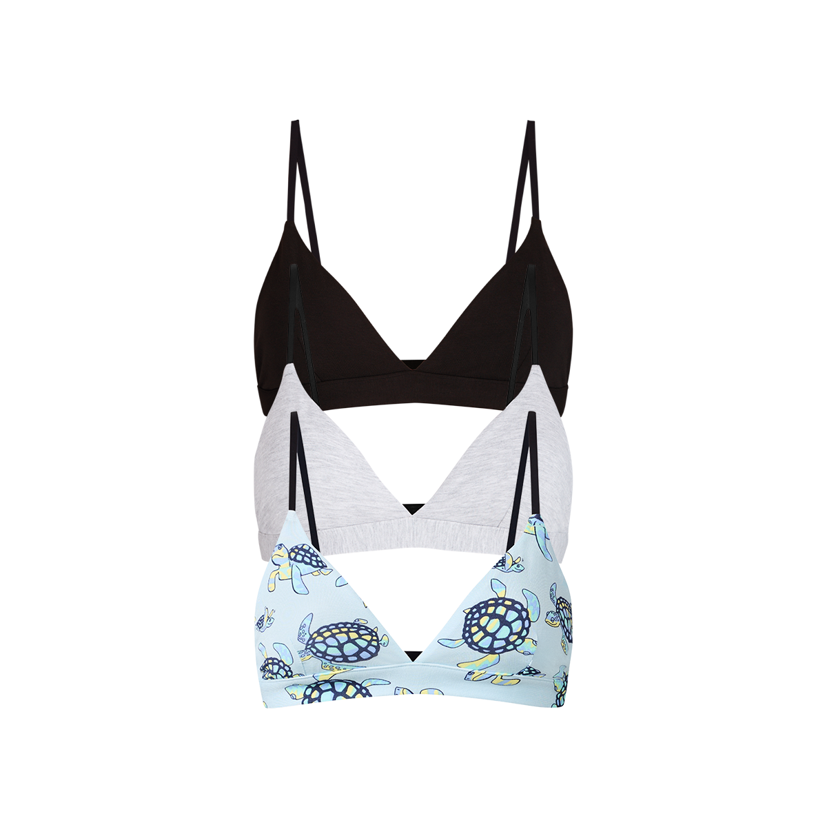 UltraModal™  FeelFree Triangle Bralette 3-Pack | Psycheshellic Pack