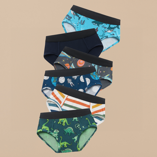 UltraModal™ Core Boys Brief 6-Pack | Jawsome Adventure Pack