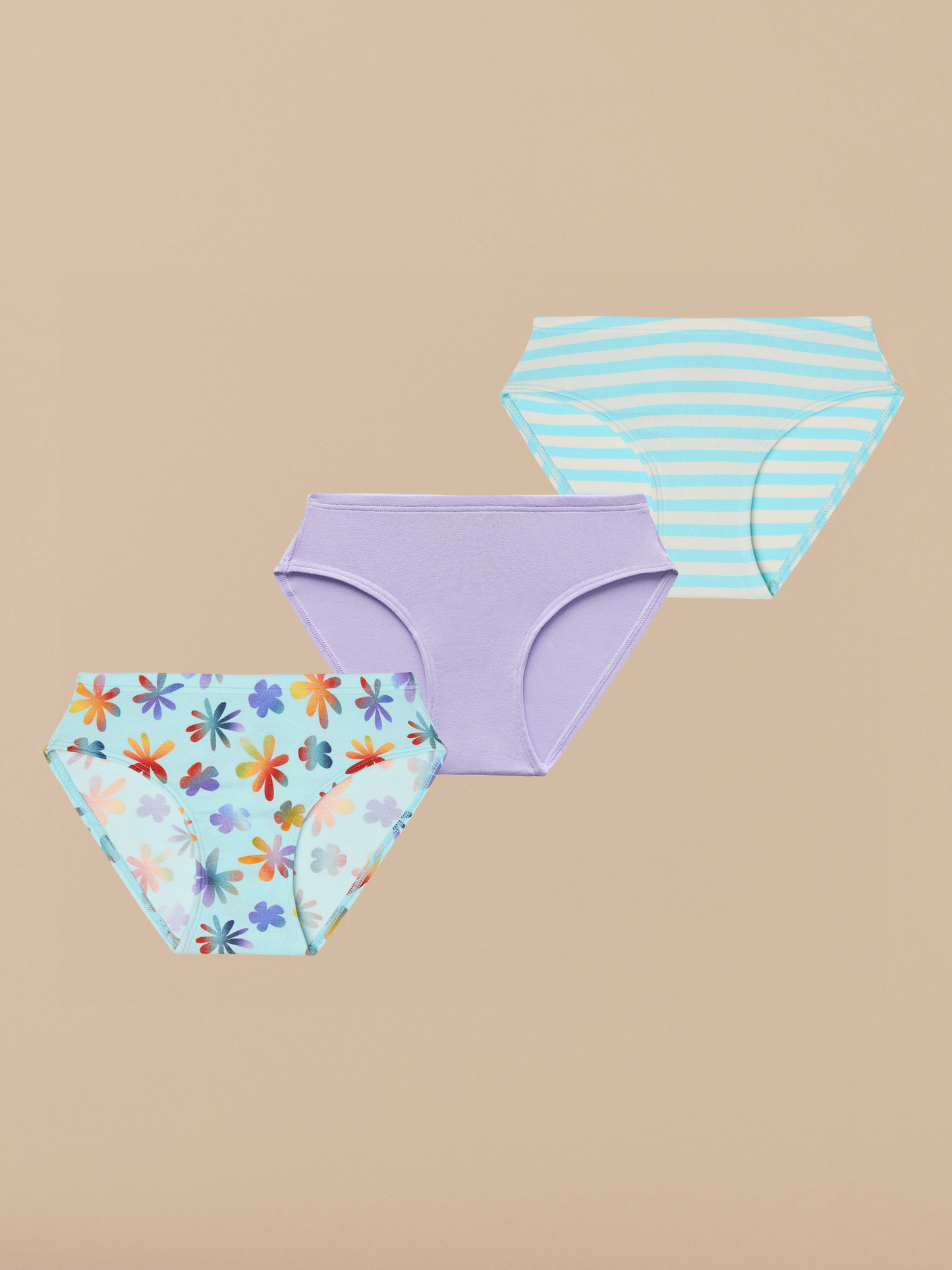 UltraModal™ FeelFree Girls Bikini Brief 3-Pack | Spring Pack
