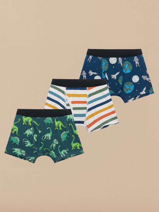 UltraModal™ Core Boys Boxer Brief 3-Pack | George to the Moon Pack