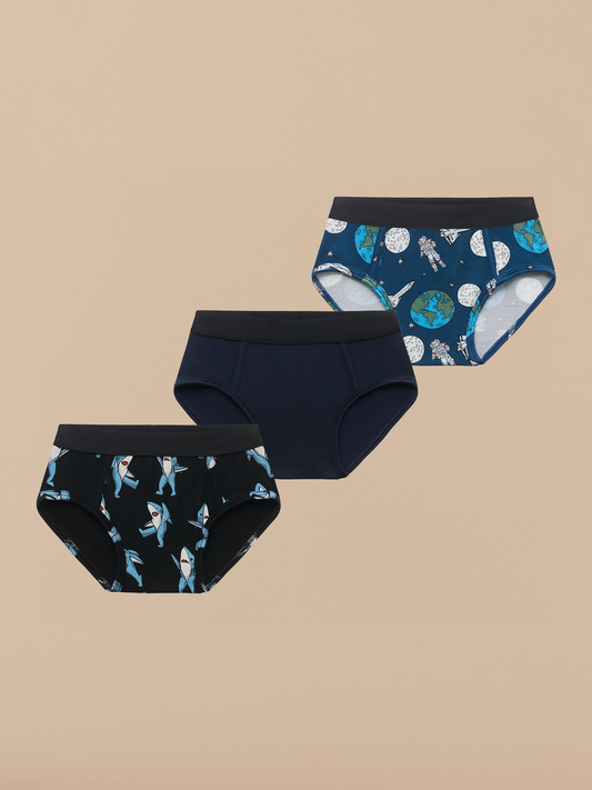 UltraModal™ Core Boys Brief 3-Pack | Finn to the Moon Pack