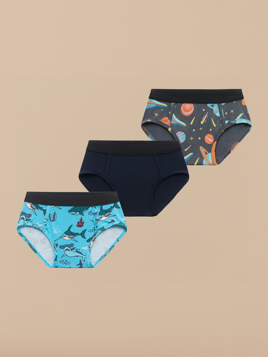 UltraModal™ Core Boys Brief 3-Pack | Jawsome Pack