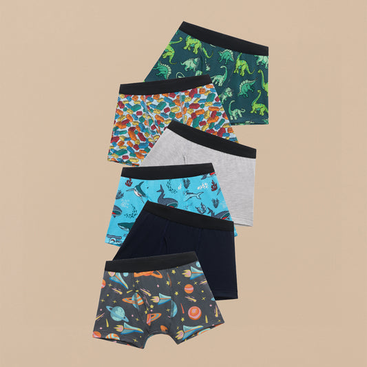 UltraModal™ Core Boys Boxer Brief 6-Pack | George & Friends Pack