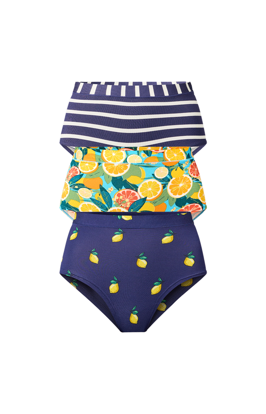 UltraModal™ FeelFree High Waist Cheeky 3-Pack | Amalfi Pack