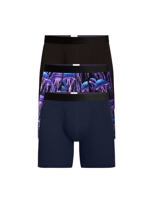UltraModal™ Core Boxer Brief w/ Fly 3-Pack | Wild Jellies Pack