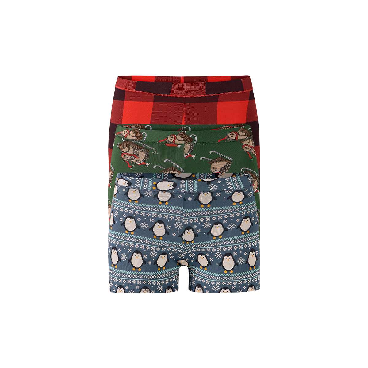 FeelFree Boyshort 3-Pack | Holiday Pack