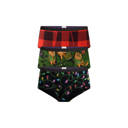 UltraModal™ Core Cheeky Brief 3-Pack | Meowy Christmas Pack