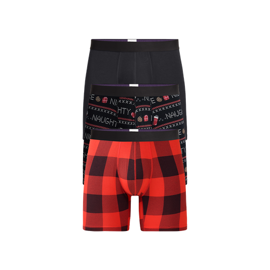 Boxer Brief 3-Pack | Naughty or Nice Pack