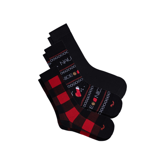 Crew Sock 3-Pack | Naughty or Nice Pack