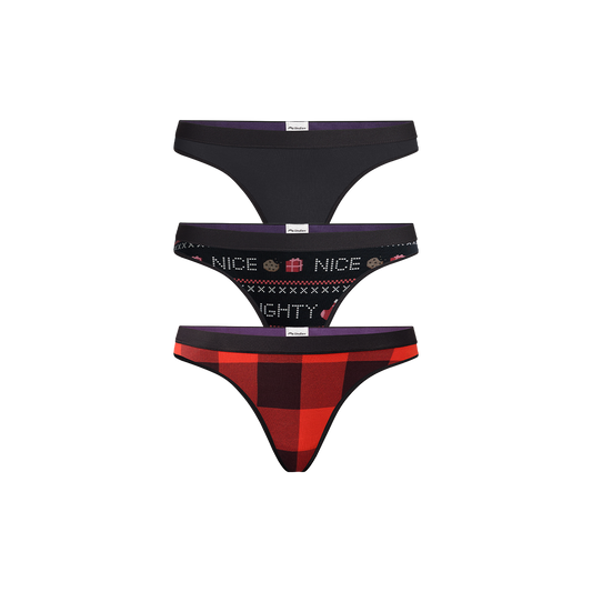 UltraModal™ Core Thong 3-Pack | Naughty or Nice Pack