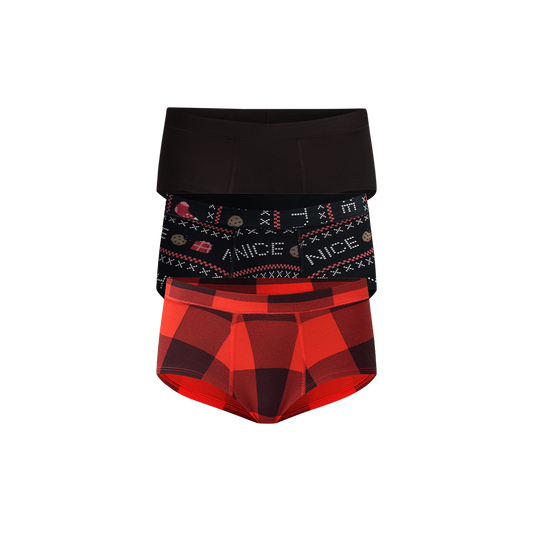 FeelFree Cheeky Brief 3-Pack | Naughty or Nice Pack