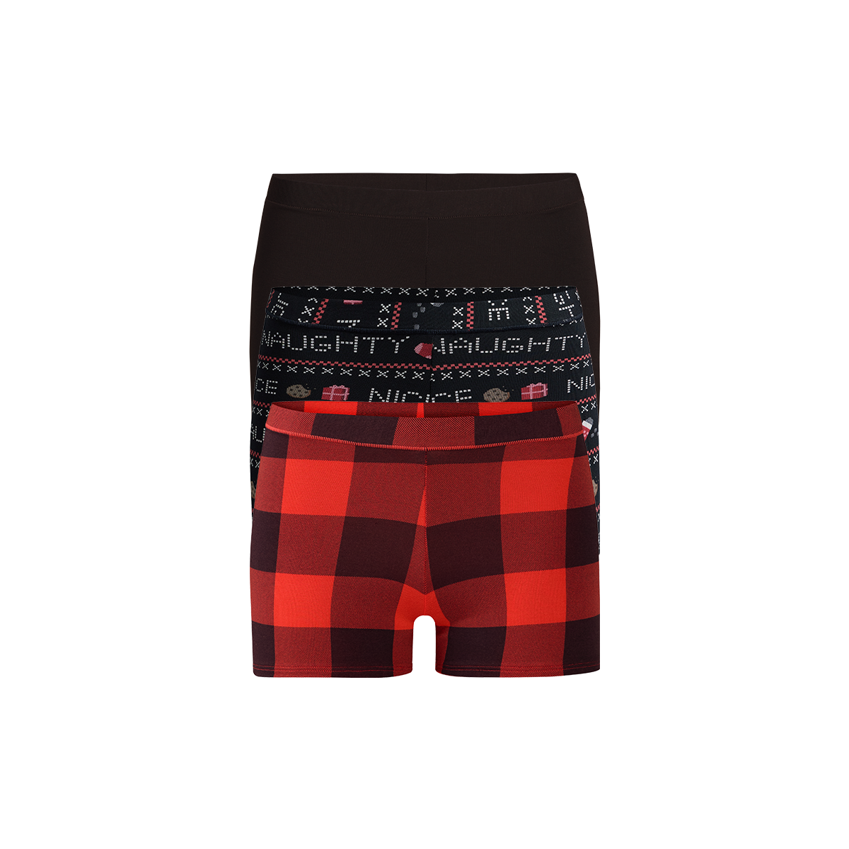 FeelFree Boyshort 3-Pack | Naughty or Nice Pack