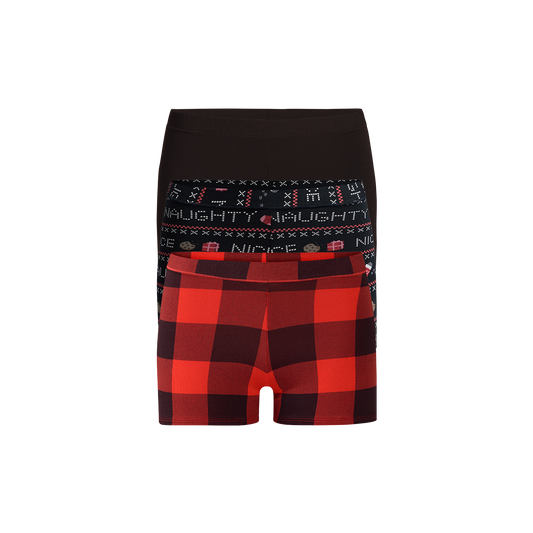 UltraModal™ FeelFree Boyshort 3-Pack | Naughty or Nice Pack