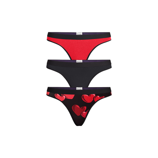 UltraModal™ Core Thong 3-Pack | Floating Hearts Pack