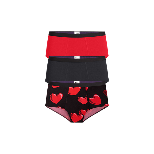 UltraModal™ Core Cheeky Brief 3-Pack | Floating Hearts Pack