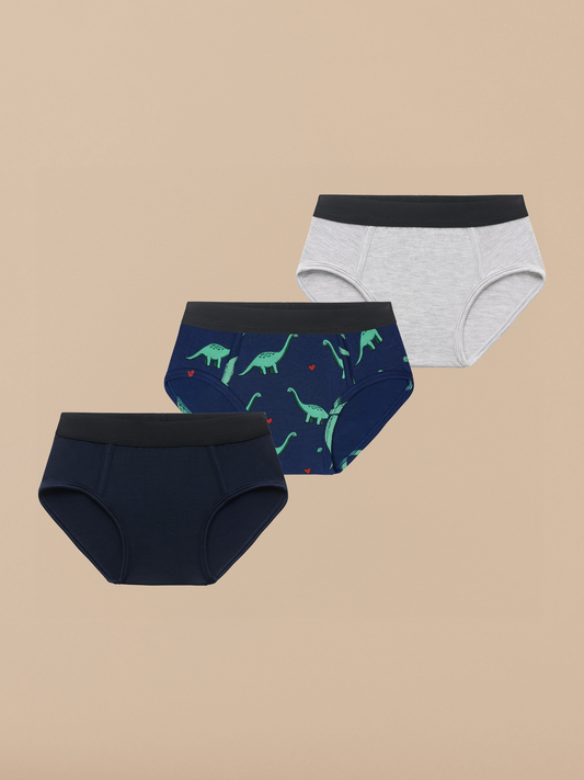 UltraModal™ Core Boys Brief 3-Pack | Dino Pack