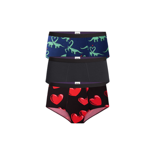 UltraModal™ Core Cheeky Brief 3-Pack | Saur in Love Pack