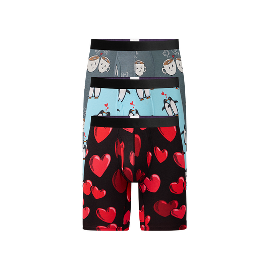 UltraModal™ Core Long Boxer Brief w/ Fly 3-Pack | Valentine Pack