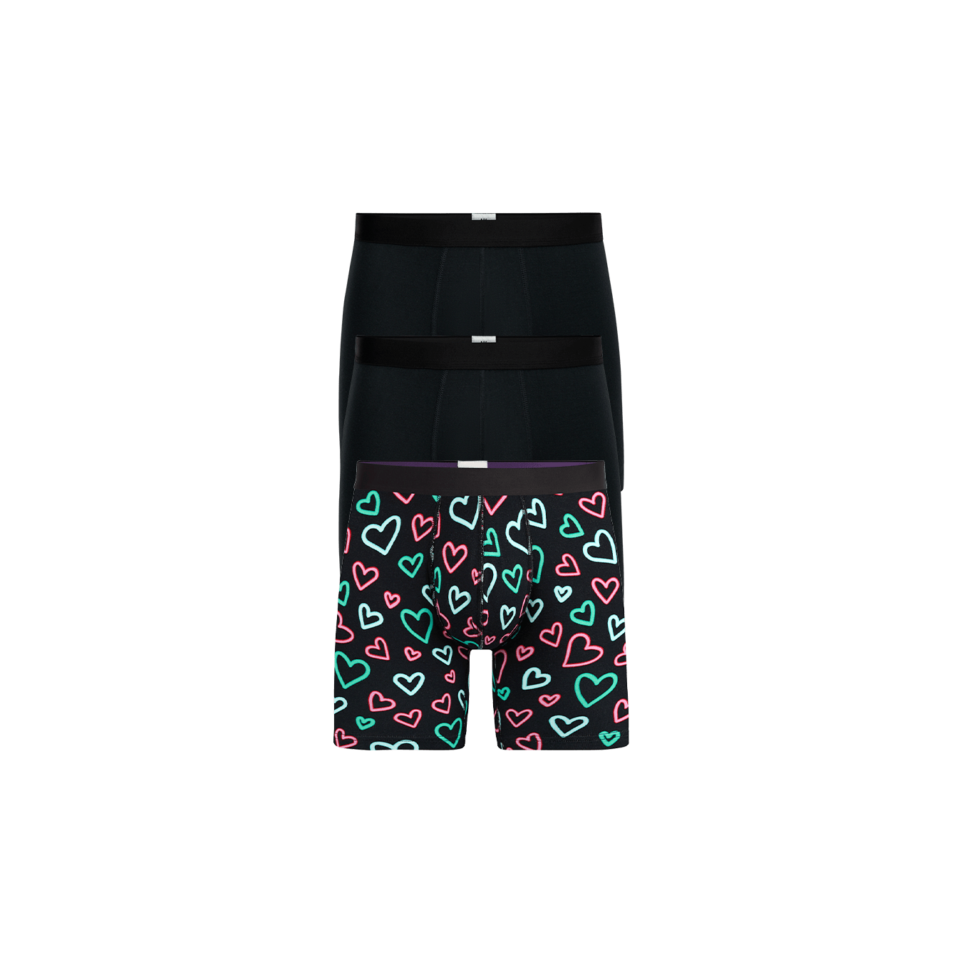 Boxer Brief 3-Pack | Electric Hearts Pack