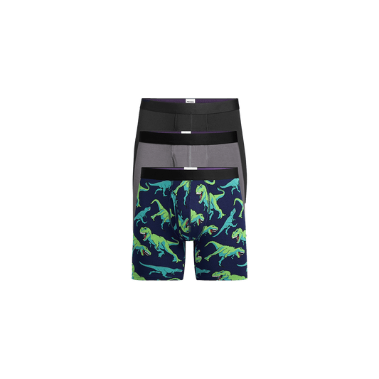 Boxer Brief w/ Fly 3-Pack | T-Rexin Pack