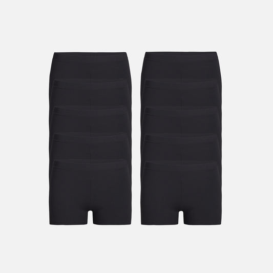 FeelFree Boyshort 10-Pack | Black