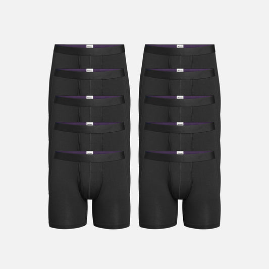 The Ball Caddy™ Boxer Brief w/ Fly 10-Pack | Black