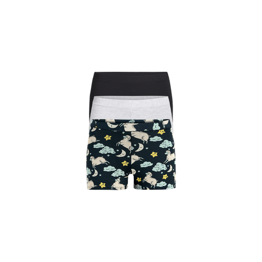 FeelFree Boyshort 3-Pack | Sound Ashleep Pack